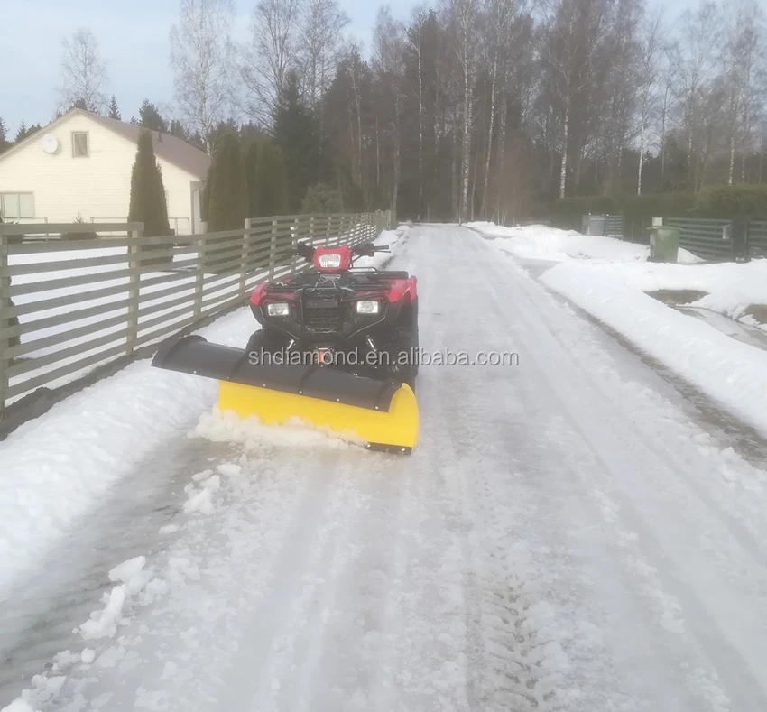 
150cm atv high throw blade snow plow/quad bike 59in side x side snow removal plow/ UTV or quadricycle front tapered snow plough 