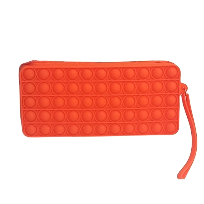 Push bubble silicone fidget toy purse kids pop it purse