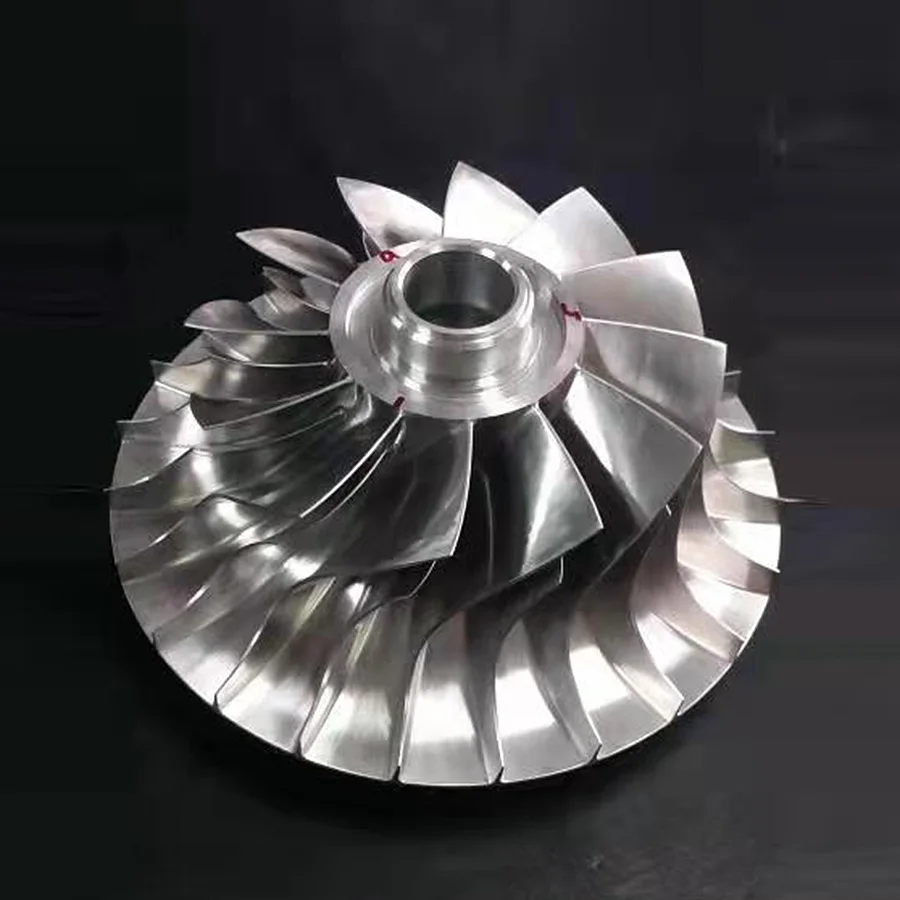 CNC Machining Part Milling Impeller Parts High Quality 5 Aixs Auto Cnc Turning Aluminum Alloy Metal Turning Equipment Oxidation