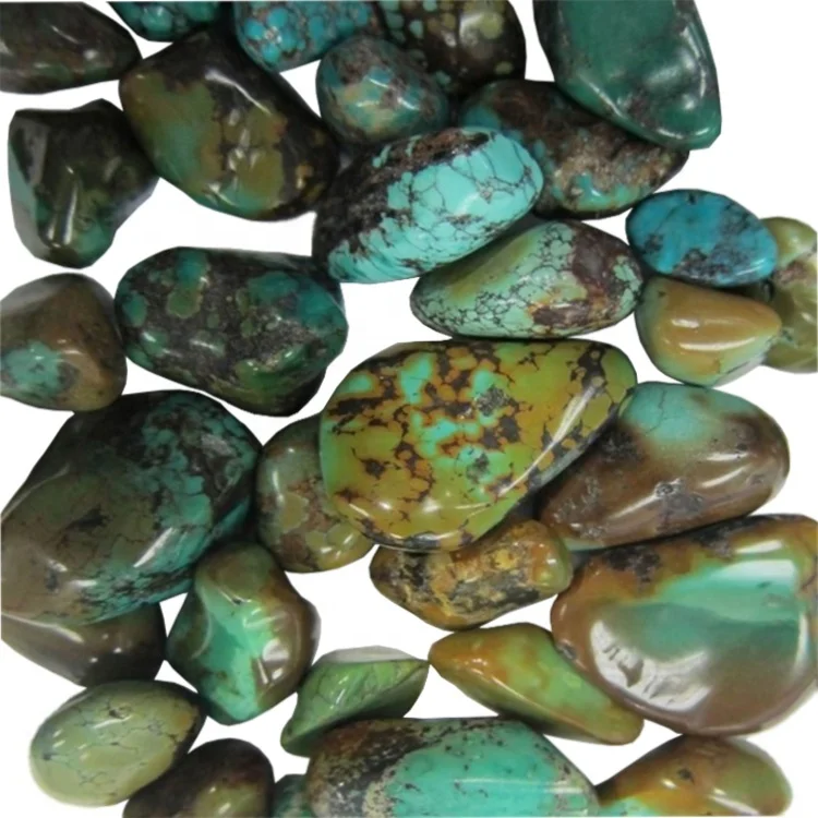 Turquoise nugget beads Natural Gemstone Cabochon Turquoise Jewelry Supplies