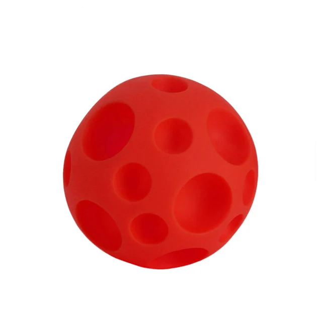 Low MOQ Safety soft snack larger dog chew ball vinyl dog food toy