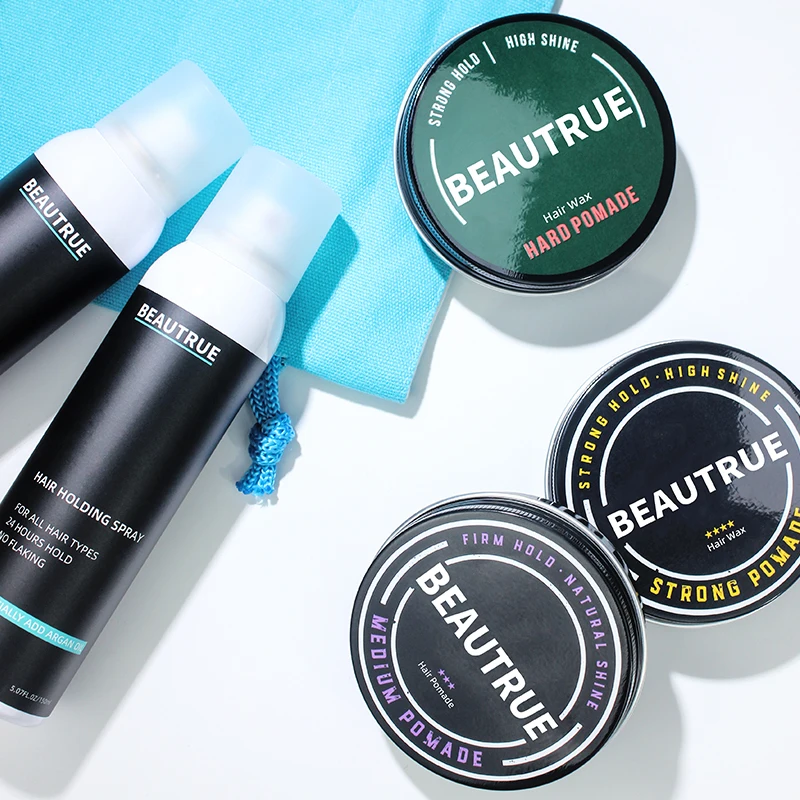 Strong hold long lasting hair mud hair pomade cream for men or barber use pomades waxes