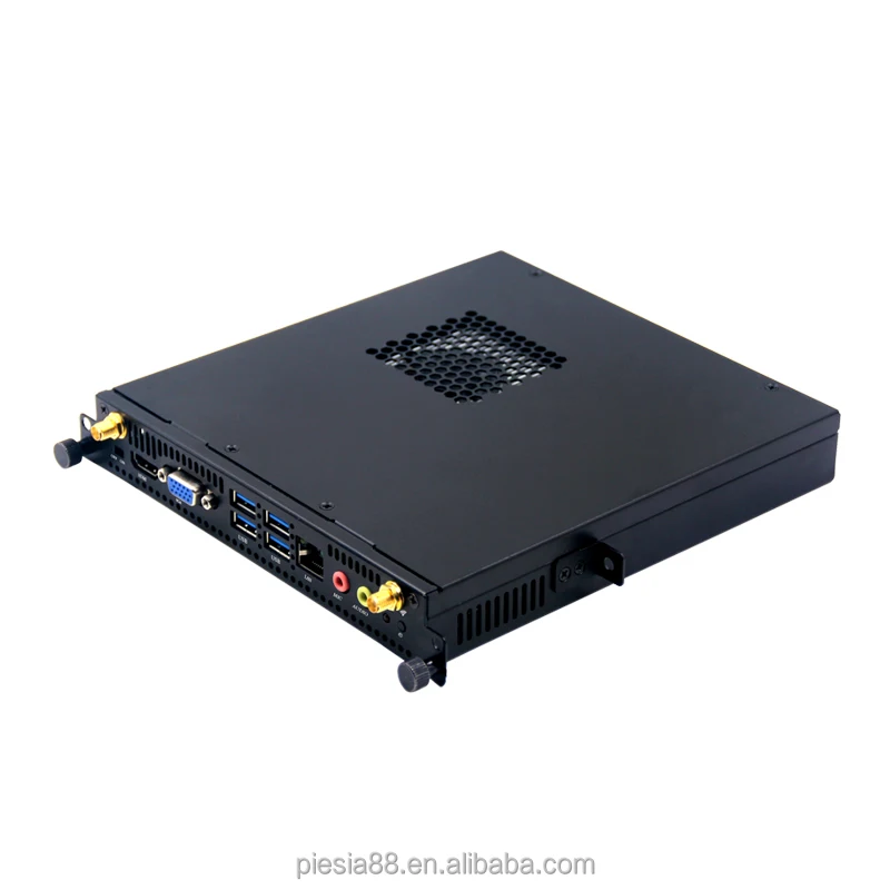 Piesia OPS Mini PC I3-5010U Support OPS Expansion DDR3 8GB RAM 1*VGA,1*HDMI,1*LAN,4*USB3.0 Mini Computer for Conference