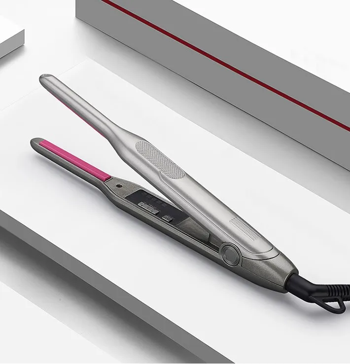 Private Label 0.3 inch LED Display Electric 450 Degree Pencil Flat Irons PTC Thin Hair Straightener Wholesale