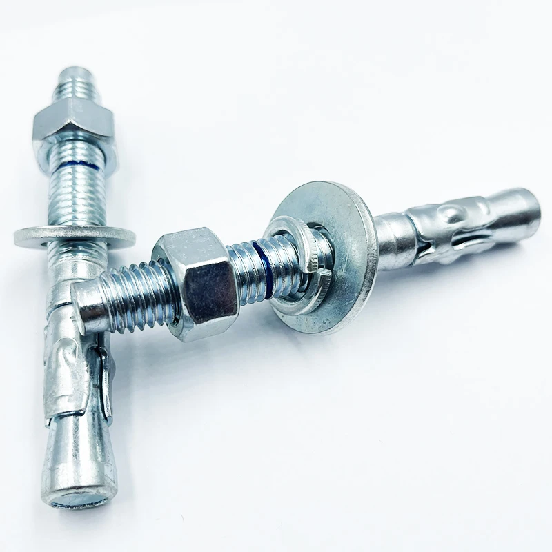 heavy duty wedge anchor zinc plated with line