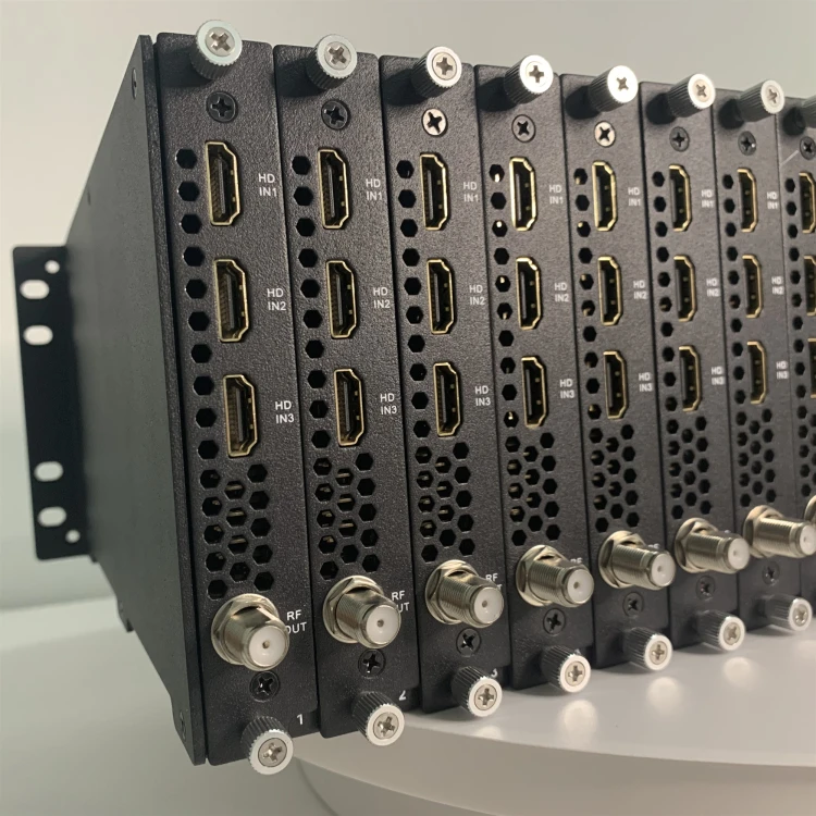  48 канальный HD MI к DVB-C DVB-T ATSC ISDBT дополнительный RF кодировщик