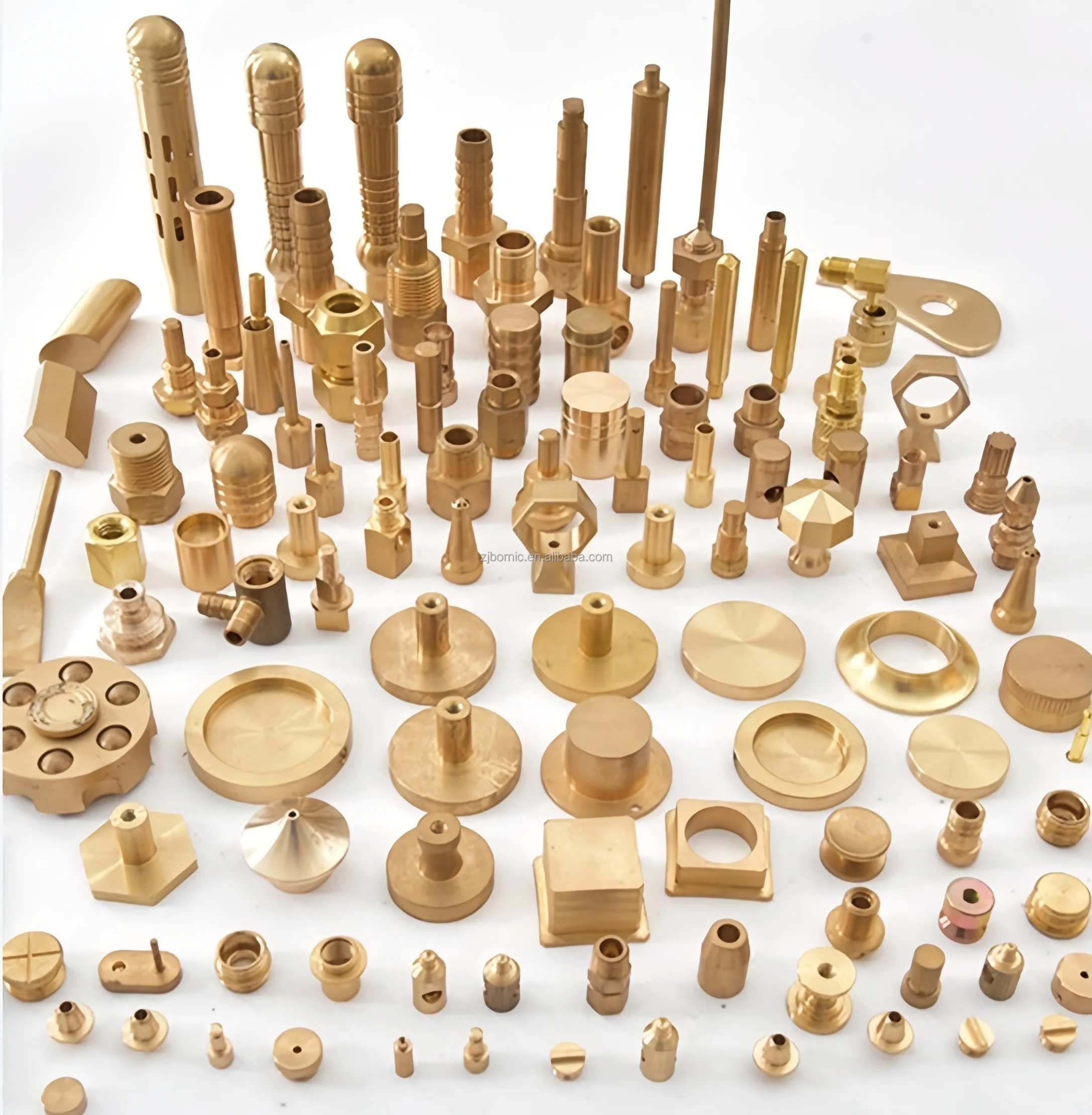 Bornic OEM&ODM Custom Brass CNC Machine Parts Pipe Fitting Hardware Accessories Plug Water Quick Release Coupling Electrical