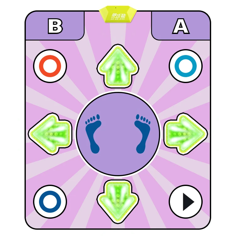 Brand new non-slip dual-use professional usb dance rug indoor fitness fitness yoga mat