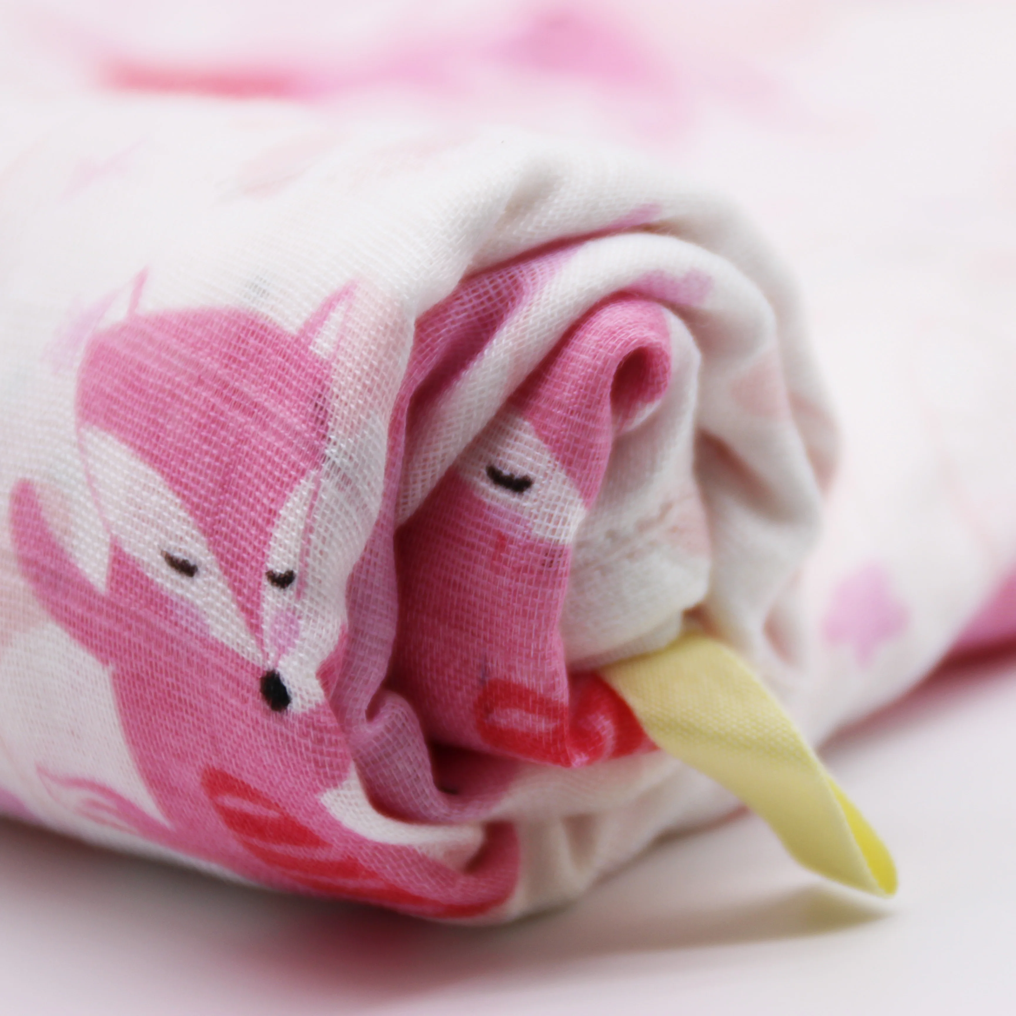 Stock design organic cotton muslin swaddle blanket for baby