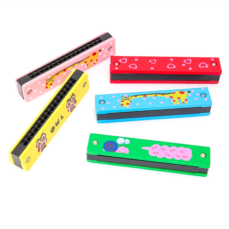 Cute Kids Harmonica Musical Instrument Mouth Organ 16 Holes Harmonica Musical Educational