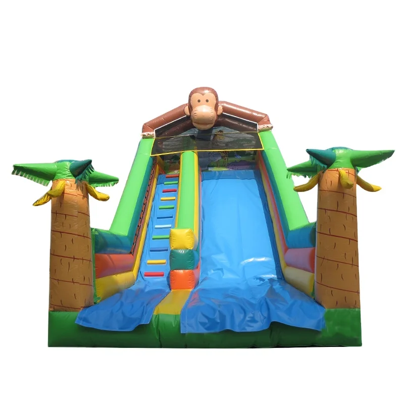 AOQI different design best selling durable Inflatable Monkey Slide