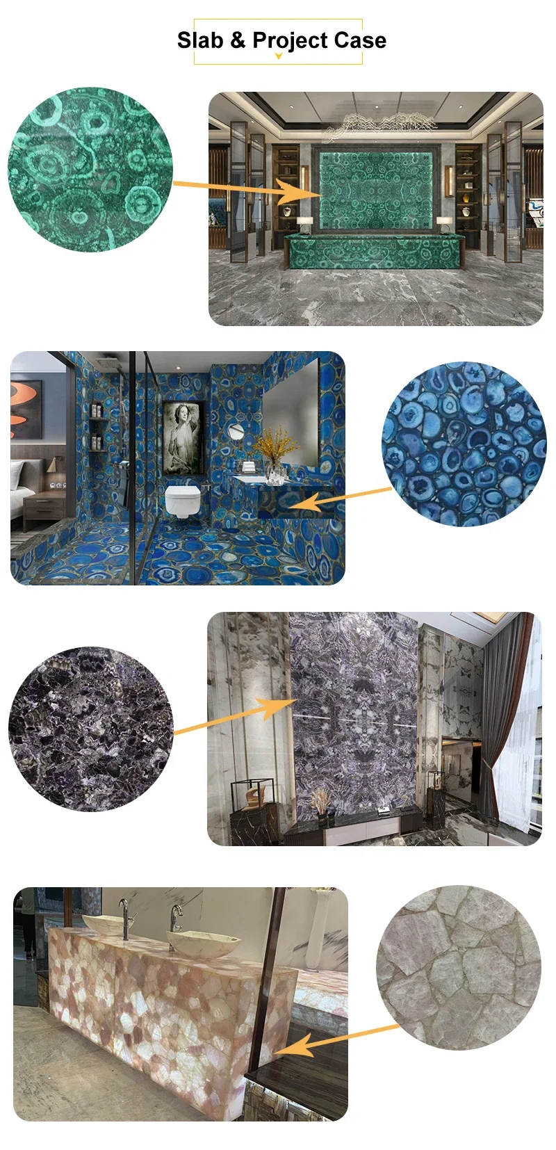 Blue Agate for Wall Panel Table Top Furniture Dining Table Tops agate gemstone