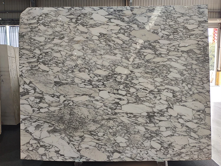 luxury Italian Arabescato White Marble Slab For Villa Decoration White Marble Price