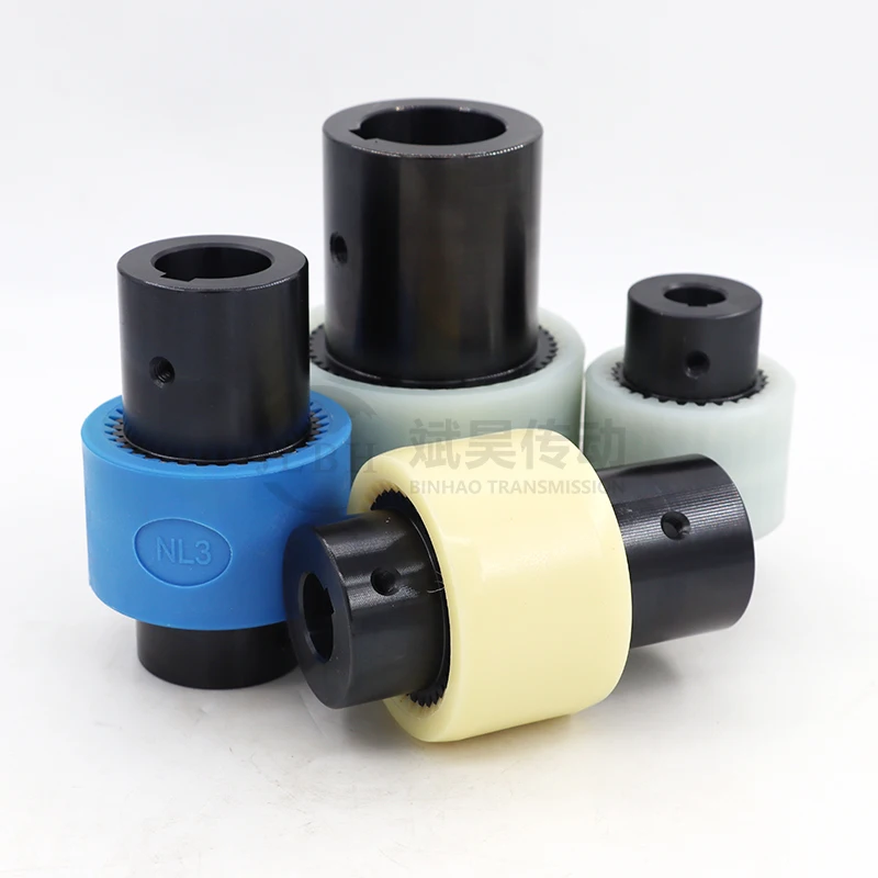High Quality Nl Nylon Flexible Shaft Couplings Teeth Gear and Crown Pinion for Construction Machinery OEM Customizable
