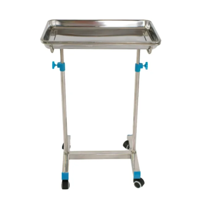 Medical Stainless Steel Hospital Surgical Mayo Operation Table Trolley