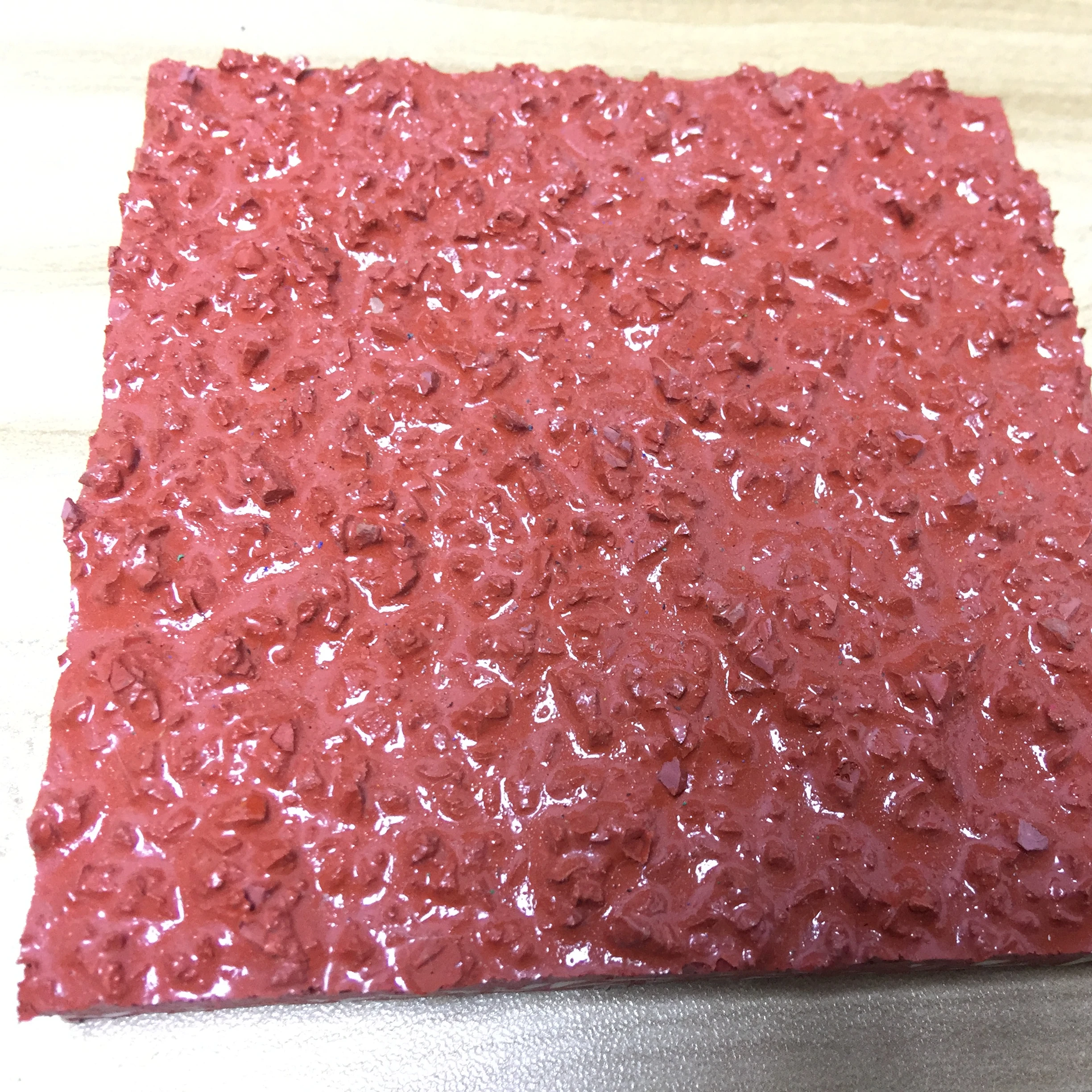 Outdoor stadium Spray coat/Sandwich/prefabricated/EPDM running track rubber granules floor