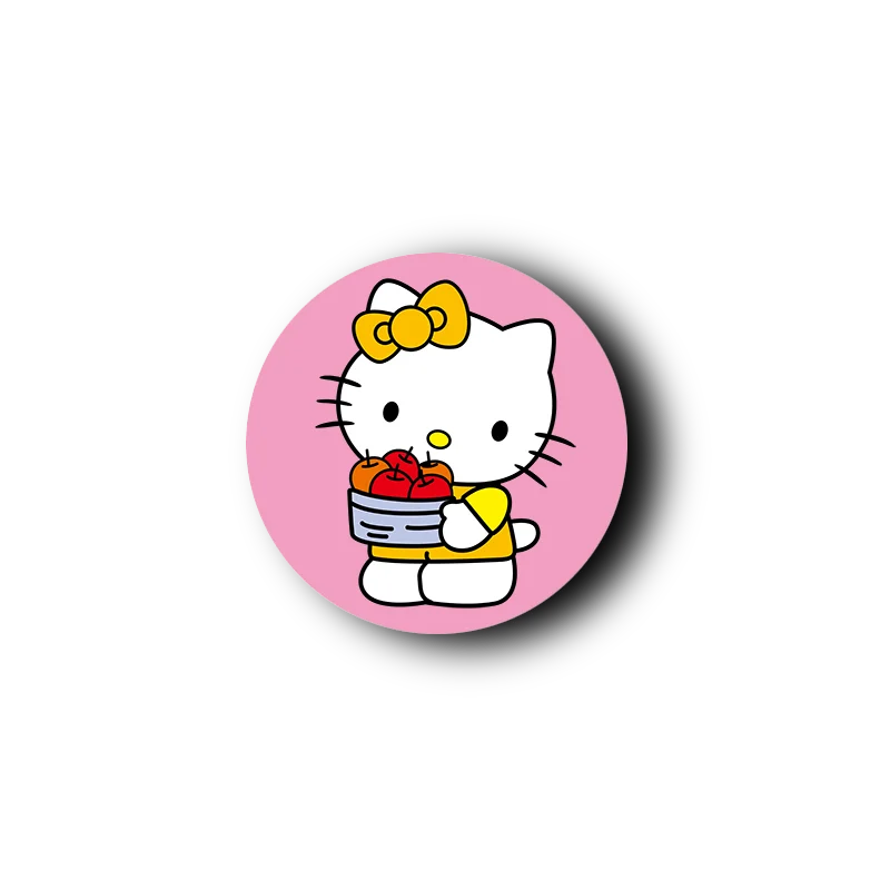 Lovely Cartoon Kitty Promotional Products Strong Durable Adhesive Mobile Airbag Grip Poppings up Phone GripTok Socket Holder