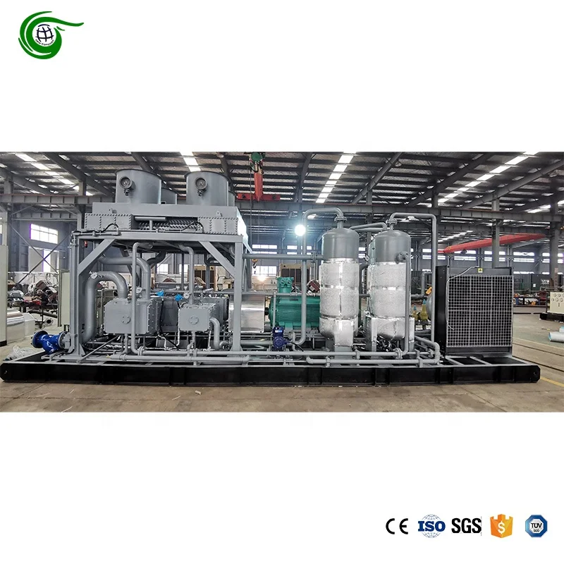 High Quality High Automation Natural Gas Piston Compressor Inlet 0.5Bar Discharge 250Bar Flow 45Nm3/min Industrial Compressor