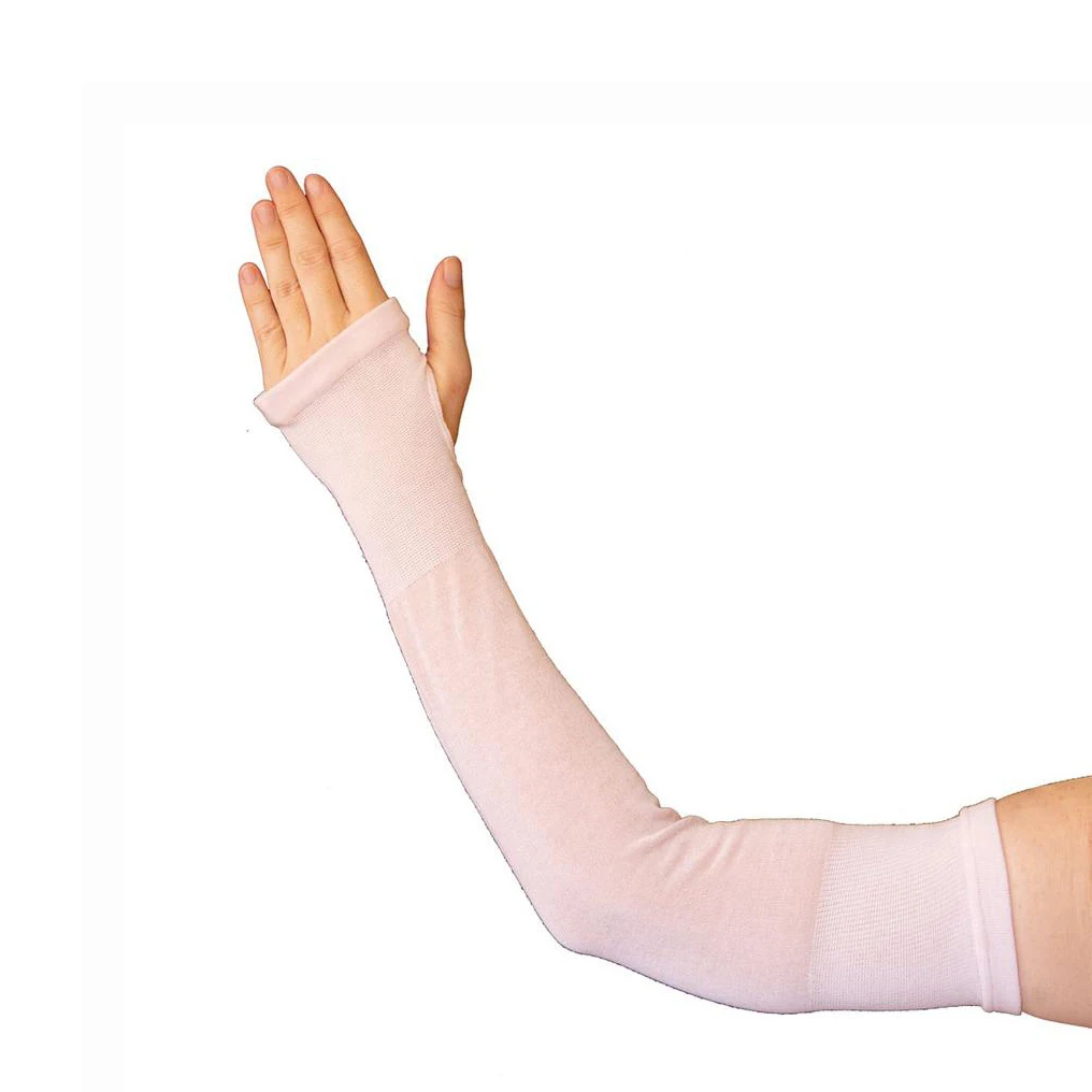 Skin care free size compression sublimation blank hand sleeve arm