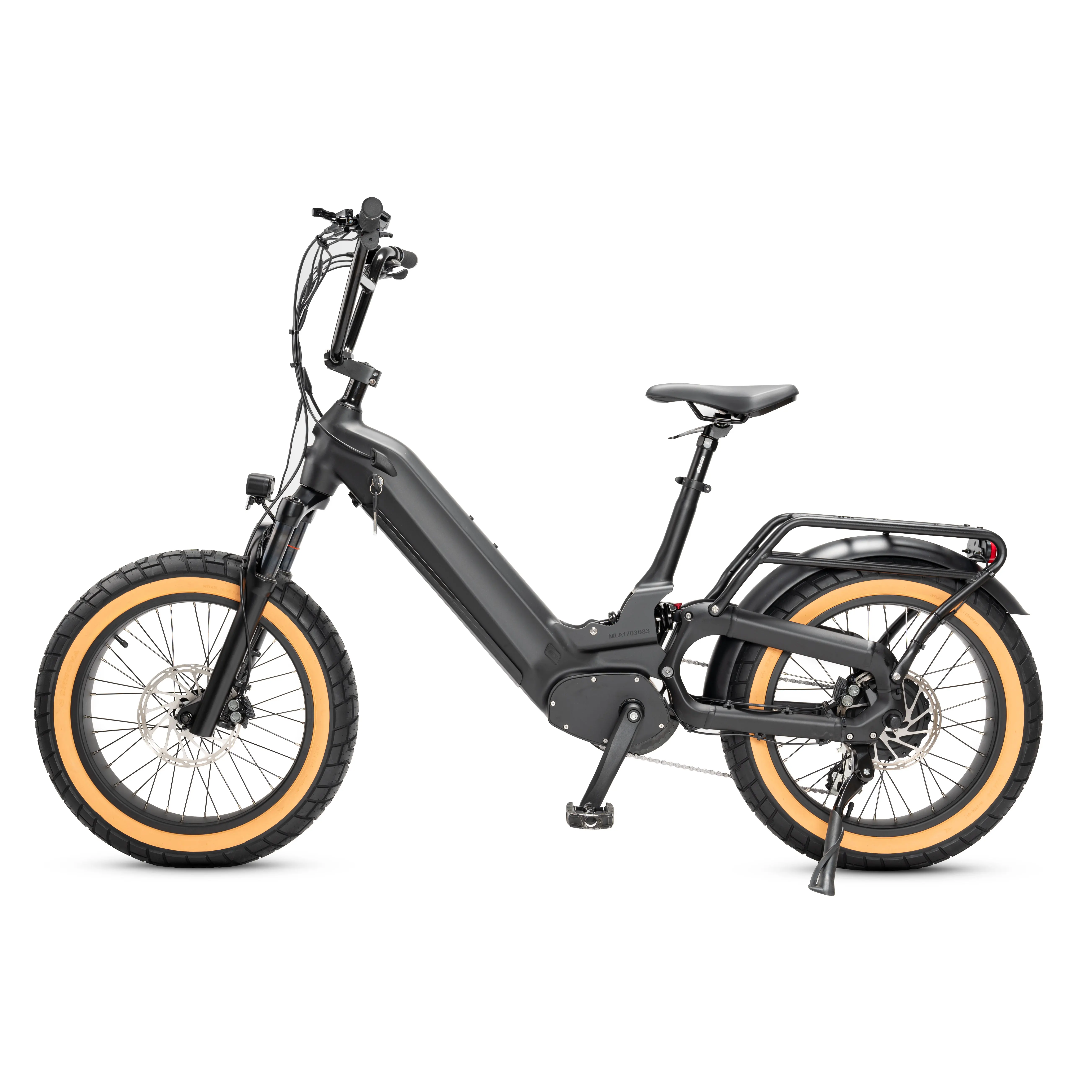 2023 Mario Bird-R 48v 250w Hub Motor Fat Tire Ebike with rear rack