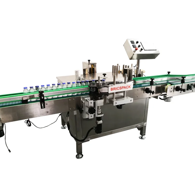 OPP Automatic Hot Melt Glue Labeling Machine for Plastic Round Bottle Label