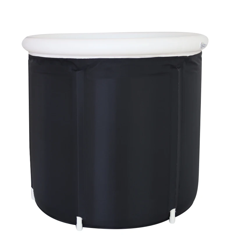 Custom Portable PVC Ice Bath Tub Free Standing Adult Accessory for Sports Athletes Fitness Enthusiasts Foldable Pool Swimming