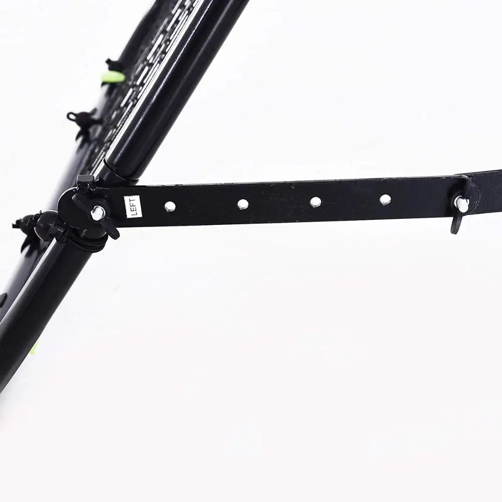 Rebounder Net Soccer Kickback Target Goal Kids Adults Football Training Aid Multi-Sports Practice Adjustable Black