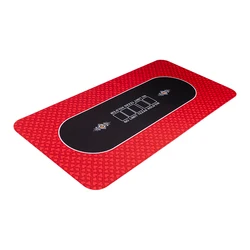 Customized Thick Silencing Printed Casino Table Texas 1.8m Rubber Poker Gambling Game Poker Table Mat