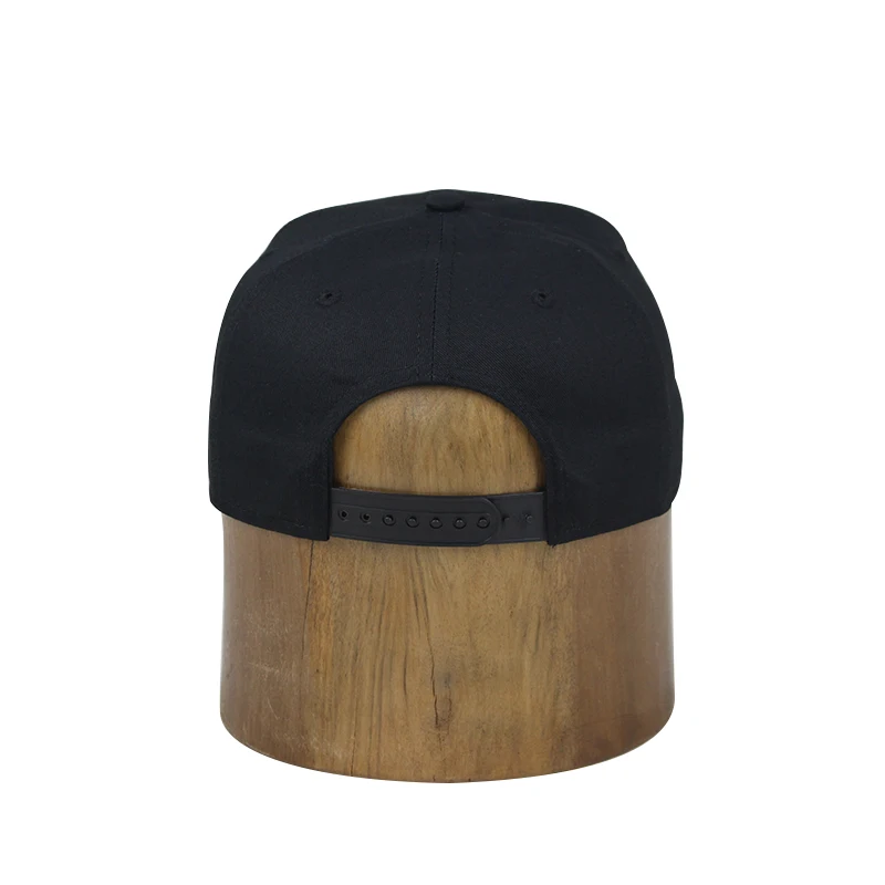 Custom 100% Cotton Snapback/6 Panel 3D Embroidery Logo Flat Brim Snapback Hats