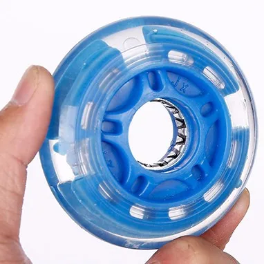 
High Elastic And Resistant Pu Rubber Wheels Skate Roller Flash Wheels 
