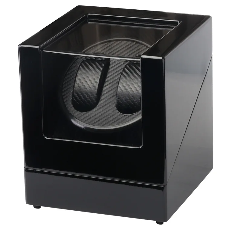 Automatic Double Quiet Motor Display Watch Winders Box With AC Adapter or Battery Powered