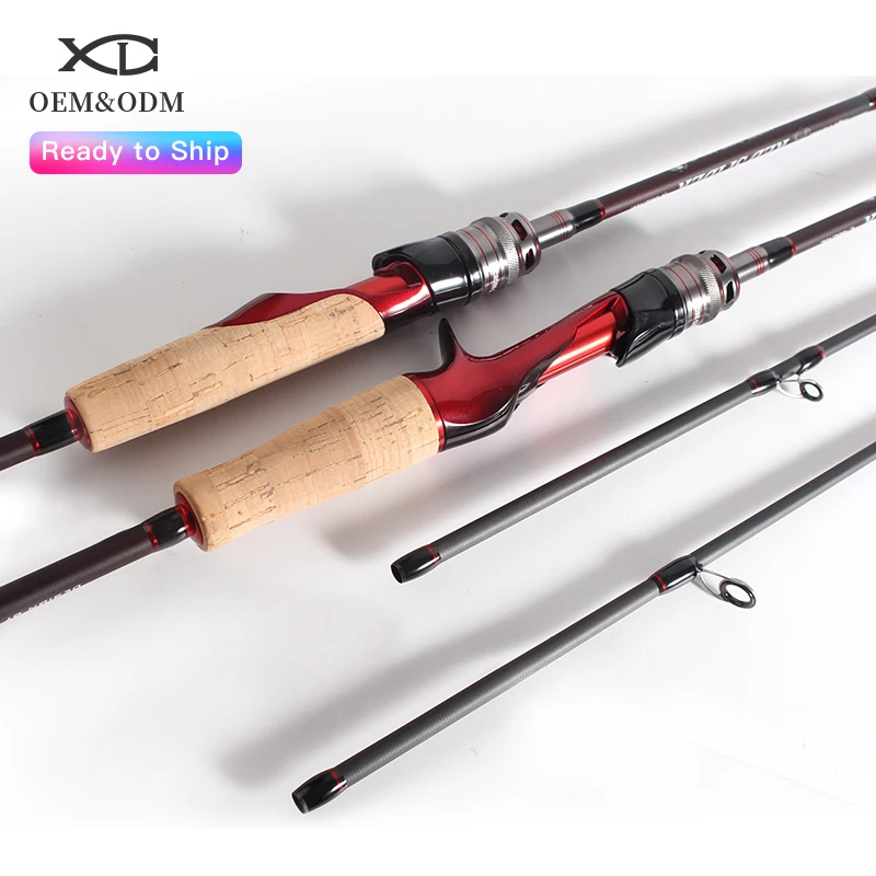 XDL 1.8m 1.98m 2.13m 2.4m 2.7m fishing spinning rod 10 feet fuji rod rings long casting fishing rod
