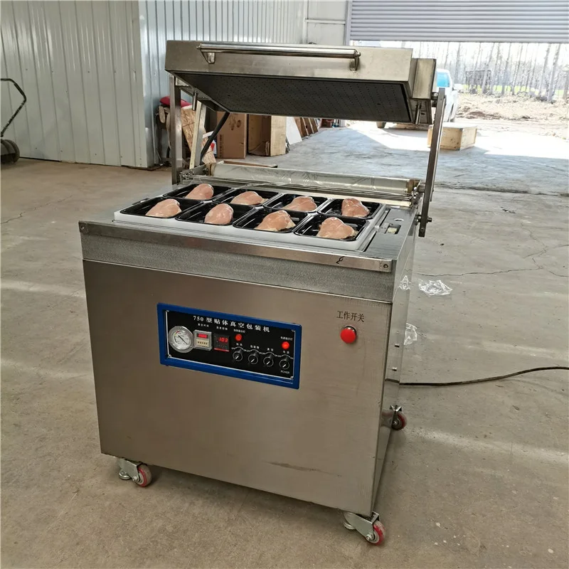 Automatic Vsp Vacuum Skin Packaging Machine Vacuum Skin Packing Machine Food Ready Meals Vacuum Skin Packaging Machine