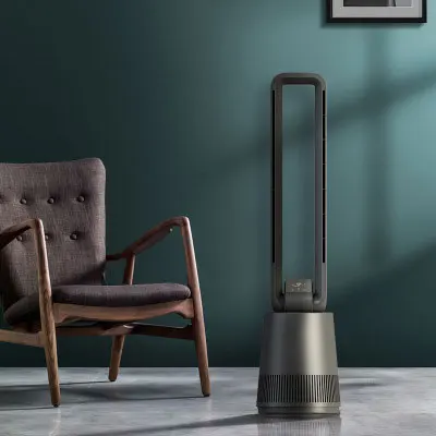 
Hot Sale Energy Saving Silent Floor Fan Household Fan Remote Leafless Fan 