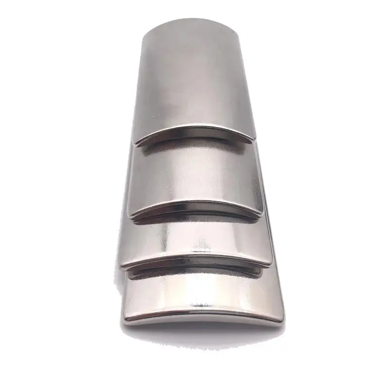 Strong magnetic ceramic arc magnet, rectangular magnet