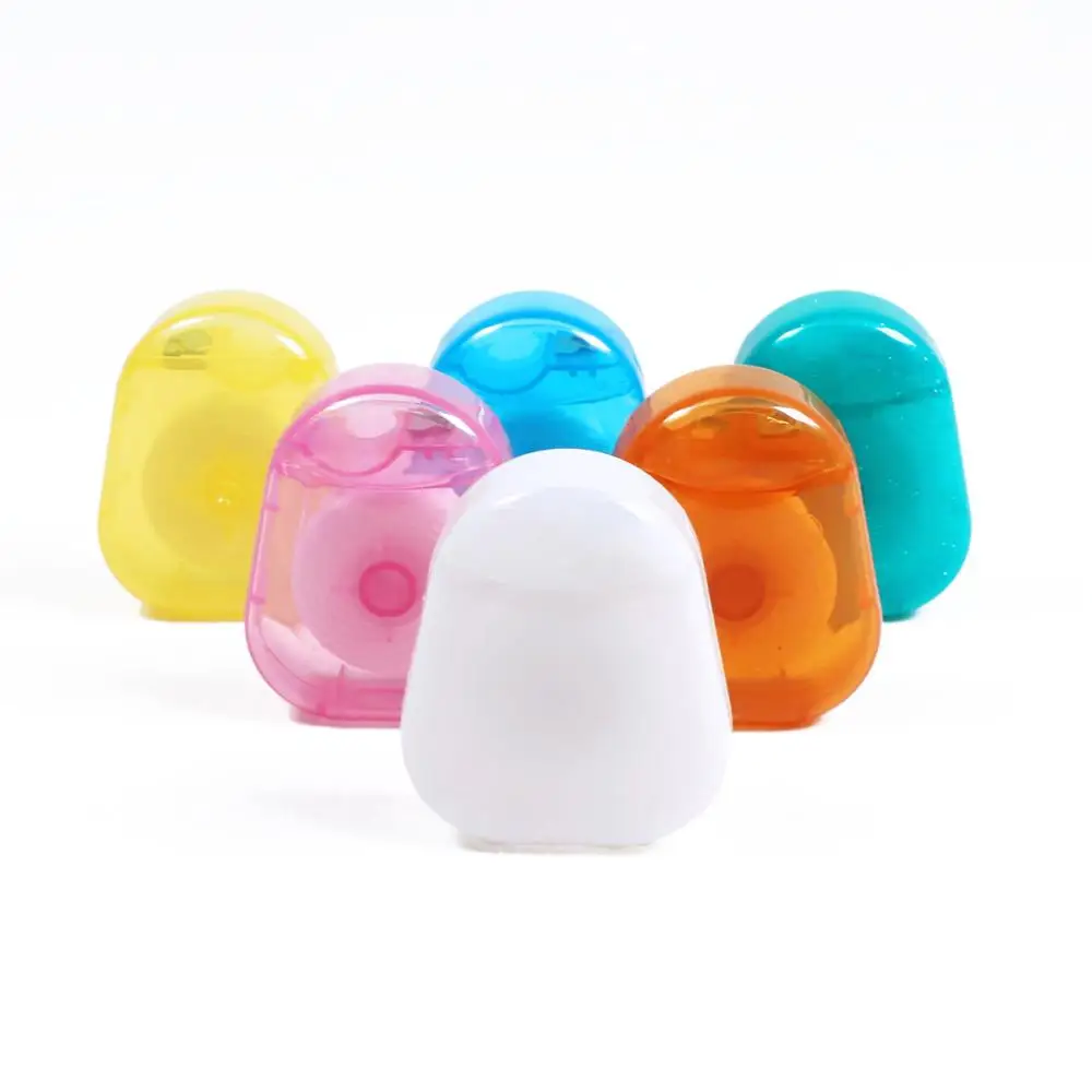 
portable ECO biodegradable silk bamboo Mint Flavored Waxed dental floss/flosser/flossers tooth cleaner 