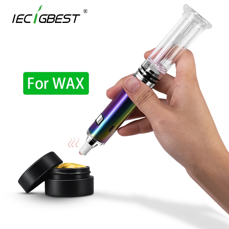 
Rainbow black color high quality portable dip&dab pen Cozzy dab rig with mini water glass bubbler and quartz tip for dab 