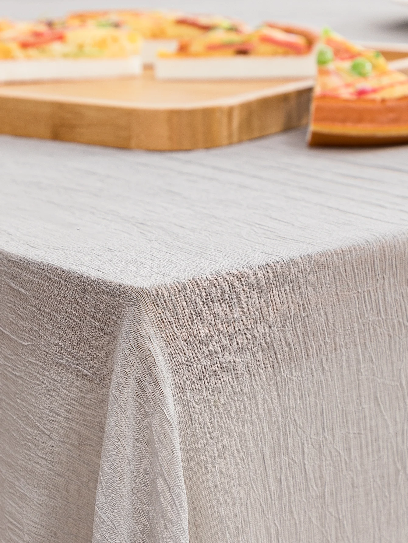 Super soft solid table cloth white light green grey stain table path for wedding banquet garden party decorative