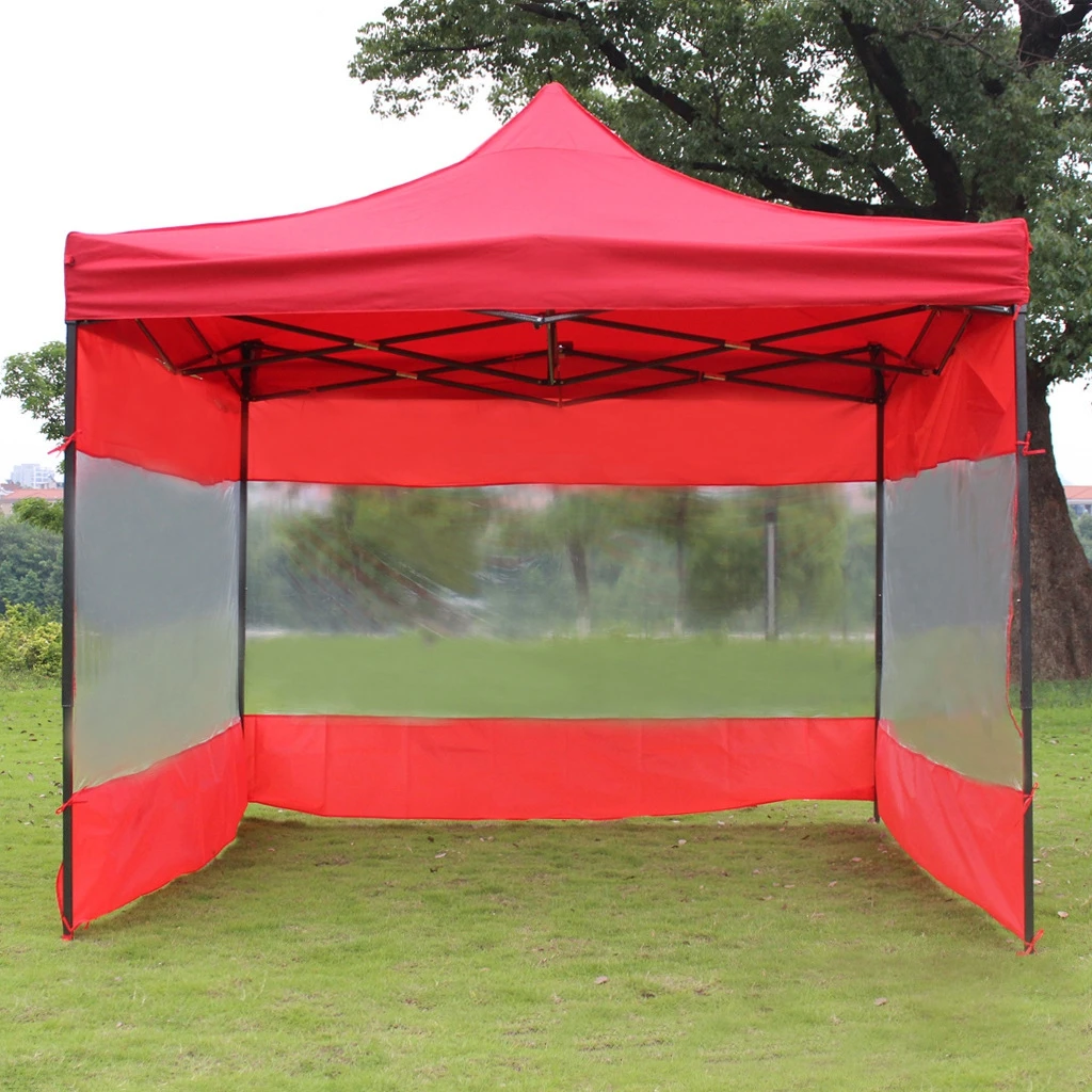 2 Color Polyester Canopy Side Wall Carport Garage Enclosure Tent Party Sun Wall Tarp Sidewall Color Polyester Canopy Side Wall