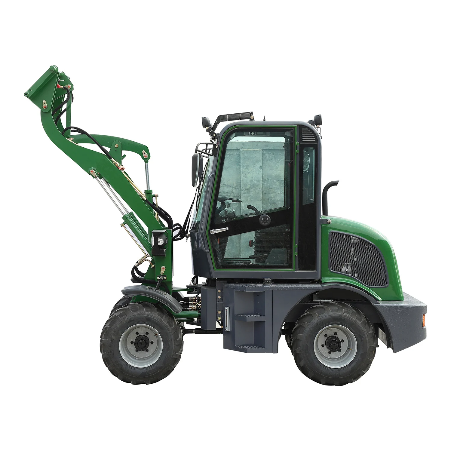 HighPerformance Compact Loader MLE808 with Changchai 390 Engine 25 Kw Power and 800 KG Rated Load