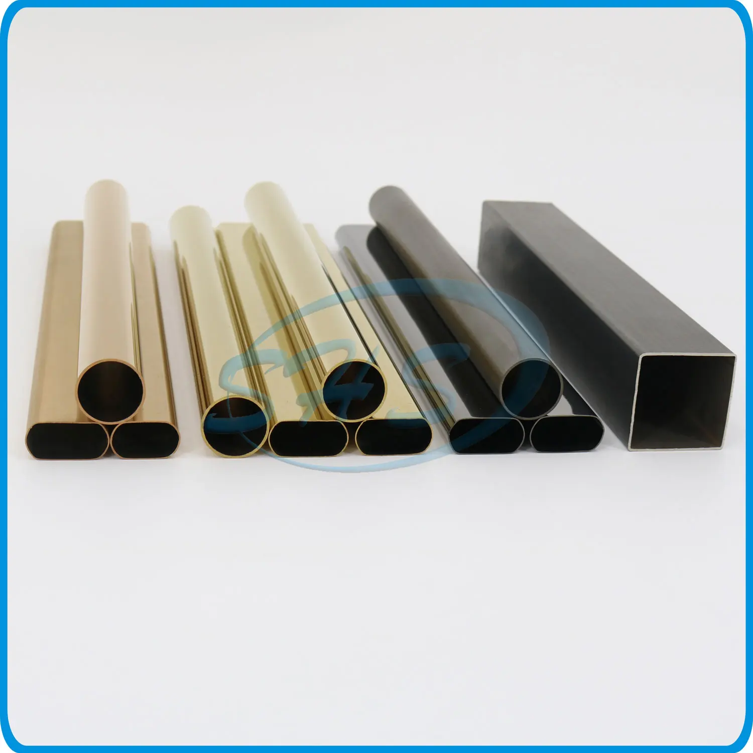 AISI 201 304 316 inox electric polishing metal tube round square rectangular oval slot embossed section welding stainless pipes