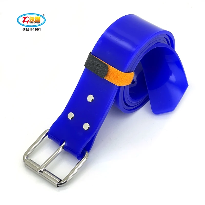 Wholesale1.4M  Silicone diving weight with stainless steel buckle free diving weight with scuba diving lead belt