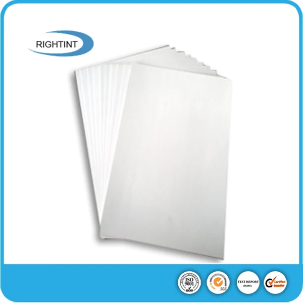 Hot sale self adhesive semi gloss coated paper in A4 or roll size