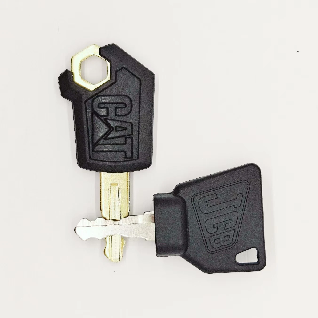 Key Set JCB 3cx Backhoe 2 Wheel Heavy Equipment Ignition Machine Key (701/45501) and  5P8500 for Caterpillar(CAT) Skidsteers