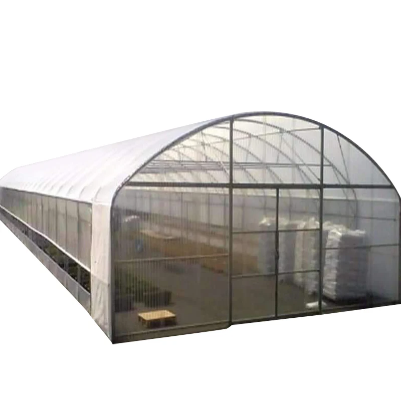 china weifang JIanda single tunnel greenhouses for sale