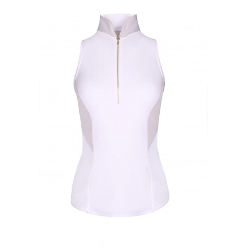 Custom Polyester Spandex Fabric Sweat Wicking Riding Competition Summer T-Shirt Equestrian Clothing Wholesale