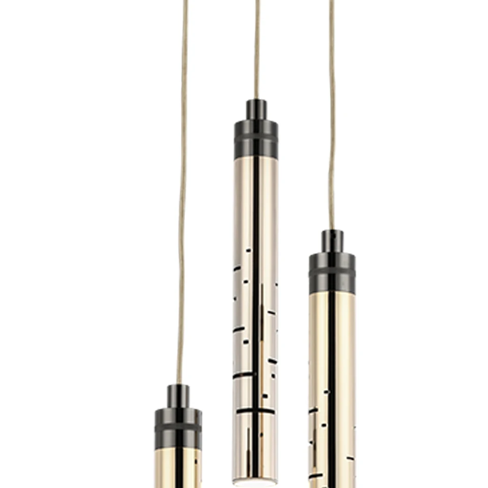 Nordic Modern Golden Chandeliers Fixtures Loft LED Hanging Pendant Lamp Bedroom Bar Droplight for Kitchen Restaurant Luxury Lamp