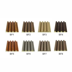 Wholesale Wpc Wood Interior Decoration Fluted Wall Panels Decorative Wood Alternative Wpc Wall Panel