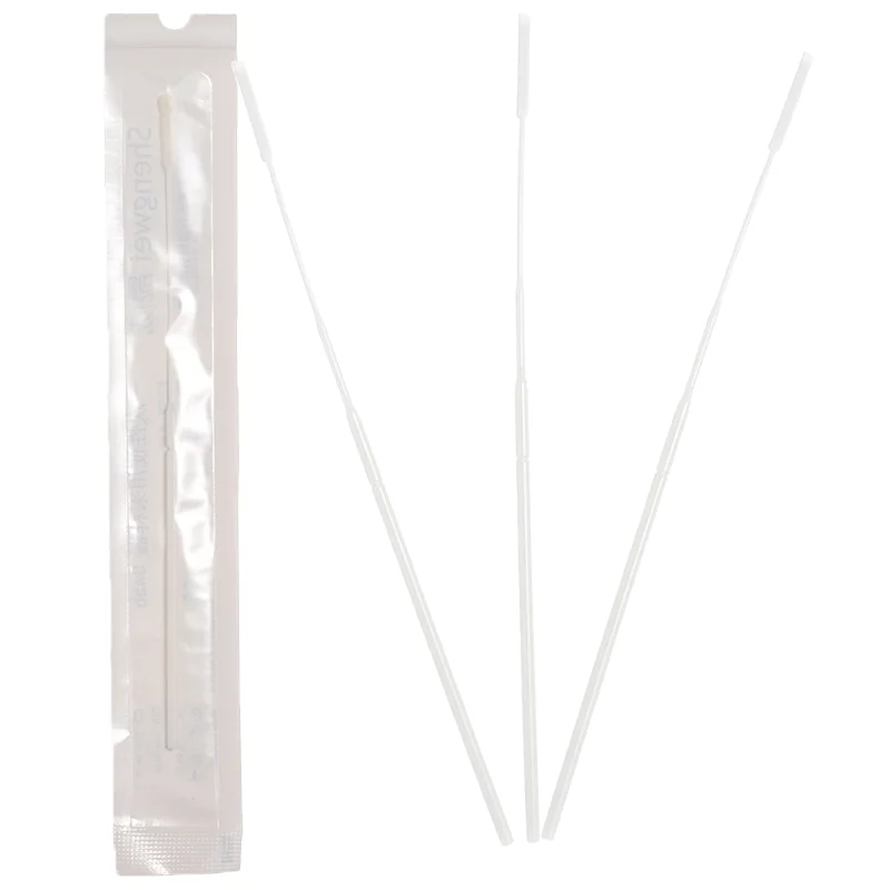 Одноразовые стерильные ватные тампоны для проб шеи, ватные тампоны для горла, медицинская коллекция