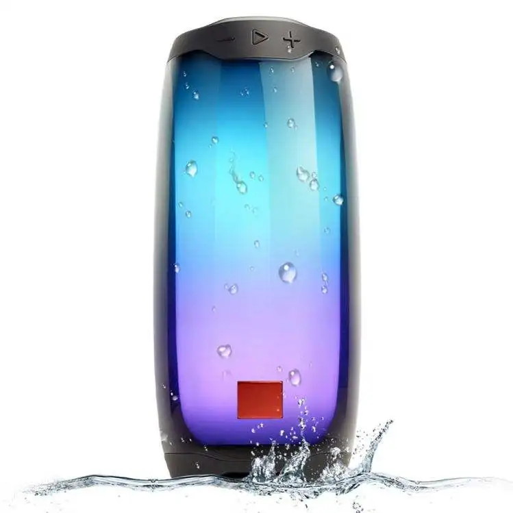 Pulse 4 eric ye jbI Wireless Speaker 360 Degrees Led Lights Powerful Sound Bt 5.0 Portable Deep Bass jbI Bluetooth Speaker